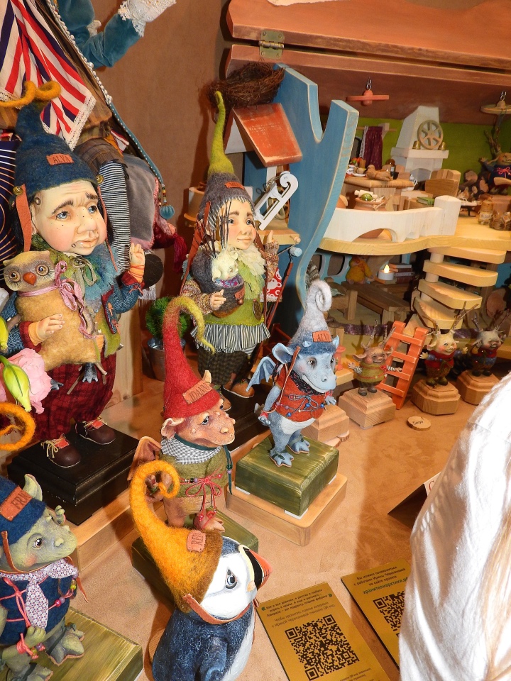 XV Международный осенний салон авторских кукол на Тишинке с 4 по 6 октября 2019 года в Москве - часть 2