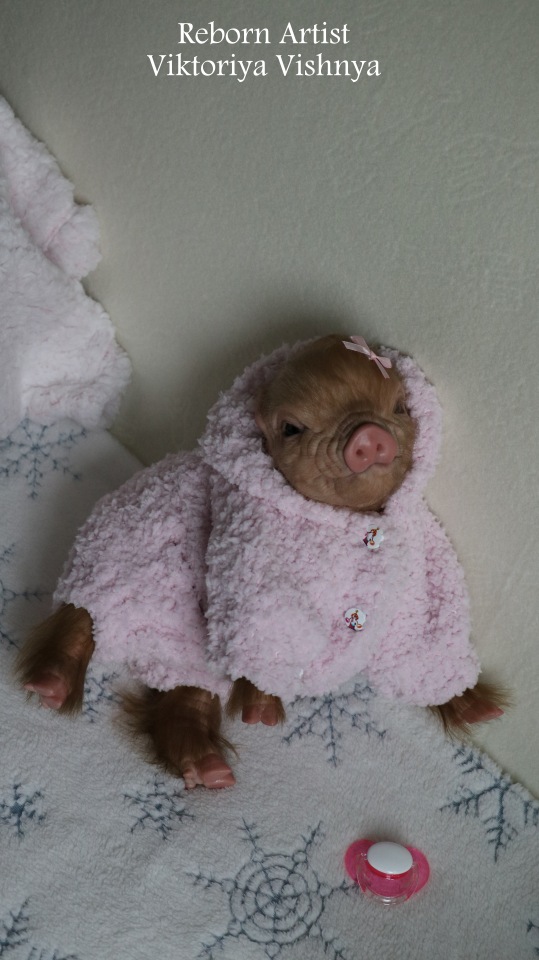Поросенок Мила... куколка реборн Виктории Вишни