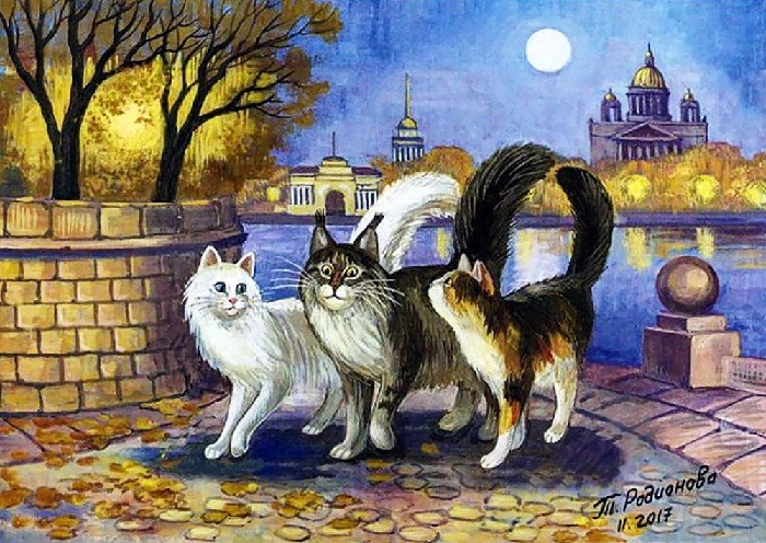 Пушистые хвостатые друзья Татьяны Родионовой