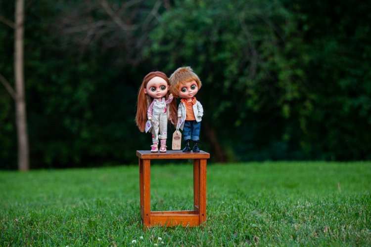 В гостях у STEPHA dolls! Biggers, Миниамигес, Вестида де Азул