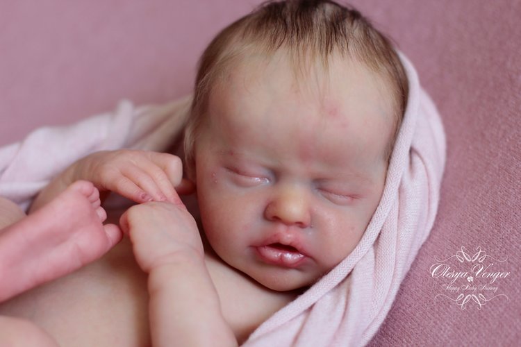 Моя крохотуля Инди. Кукла реборн Олеси Венгер