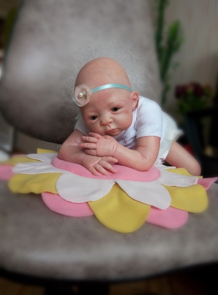 Малышка реборн Kandy скульптор Sebilla Bos