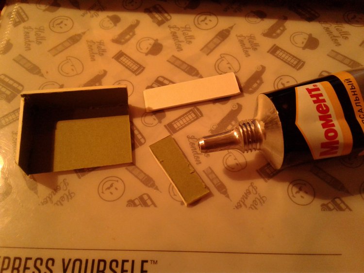 Слепила из того, что было. Кукольная еда из самозастывайки. Бенто