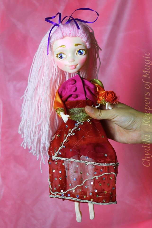 Chydiki - Fairy OOAK Art dolls, artist collectible fantasy clay toys - 6