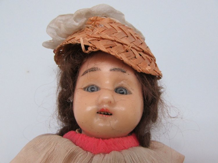 Моя коллекция. Кукла с восковой головой