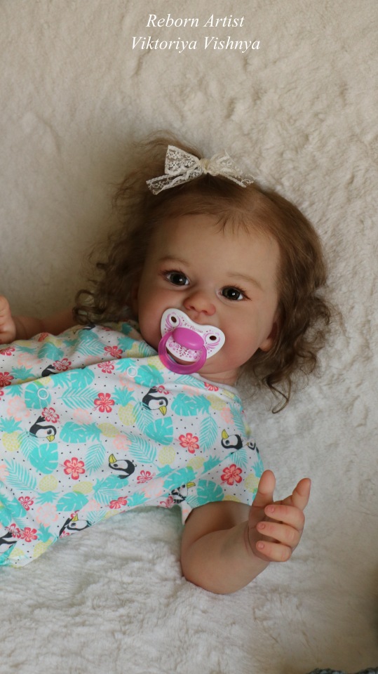 Малышка Хулиганка... куколка реборн Виктории Вишни (фото 2)