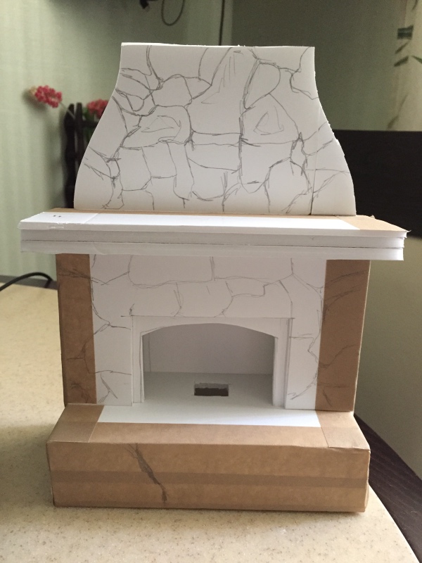 Строим каминный уголок — Мебель для кукол и домиков: фото