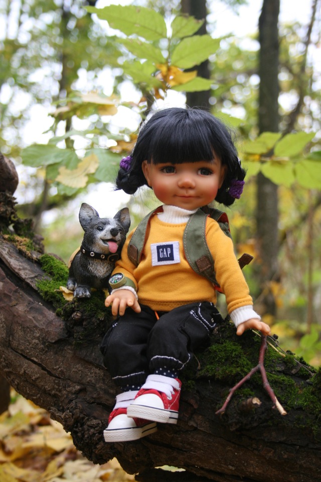 Осень и Бейли — Куклы Meadow dolls (Медовушки): BJD (БЖД) (фото 10)