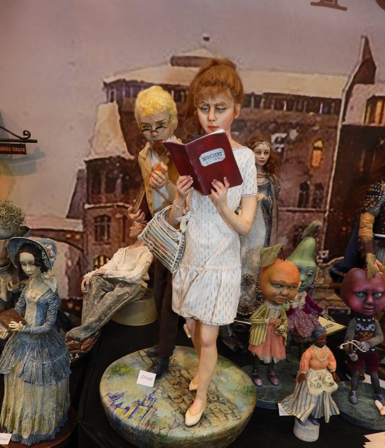 XV Международный осенний салон авторских кукол на Тишинке с 4 по 6 октября 2019 года в Москве - часть 1