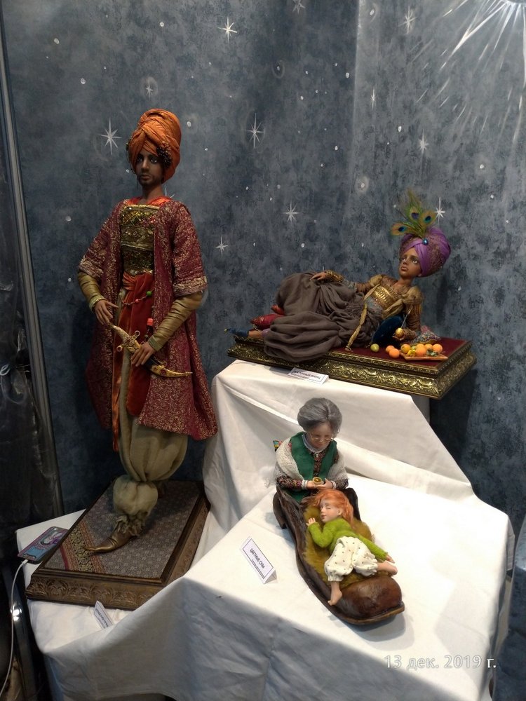 X Международная выставка "Искусство куклы" в Гостином дворе. Часть 2