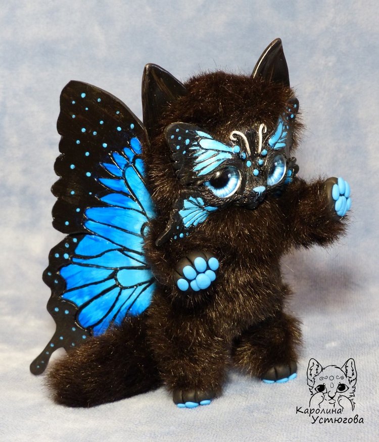 Волшебный бабочковый котенок Папилиофелис. И история из комнаты мага (фото 5)