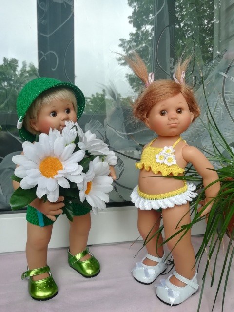 Раз ромашка, два ромашка — Одежда и обувь для кукол своими руками: фото (фото 7)