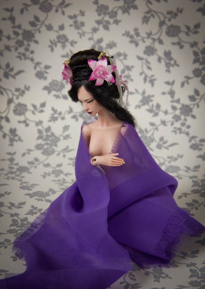 Лянфэн. Фарфоровая шарнирная кукла от Skvorkadolls