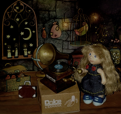 На чердаке — Авторские миниатюрные куклы: лепка (фото 2)