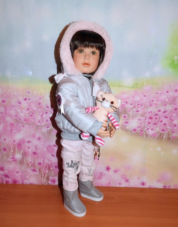 Зимняя куколка Nadin Kidz'n'Cats. ООАК