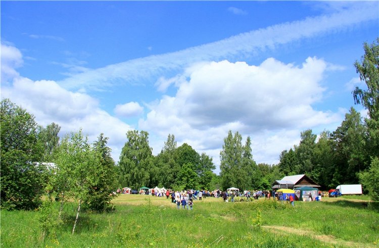 "Троицкие гуляния" в Василёво, 2018 год. Архитектурно-этнографический музей под открытым небом Василёво