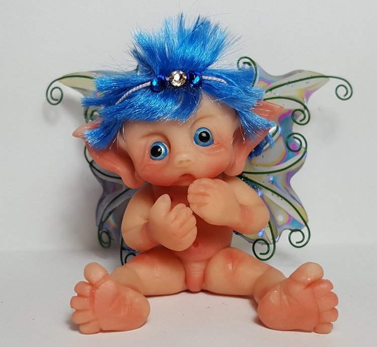 Авторские малыши из полимерной глины: Gail's Fantasy Baby Miniatures