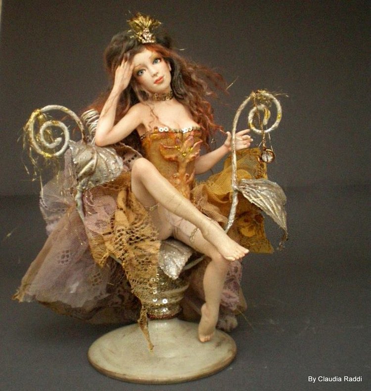 Claudia Raddi - OOAK Fairies & Art Dolls - Авторские скульптуры - 2
