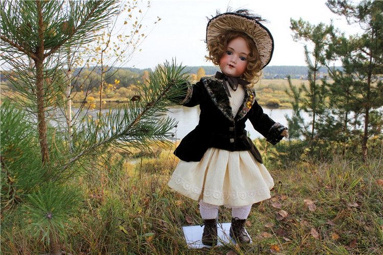 Кейт - Девочка Осень — Антикварные куклы Armand Marseille (AM): молд 390 (фото 3)