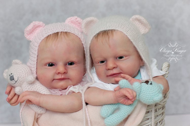 Прототипы Марк и Мэри от Ольги Ауэр ( Marc and Mary by Olga Auer). Куклы реборн Олеси Венгер