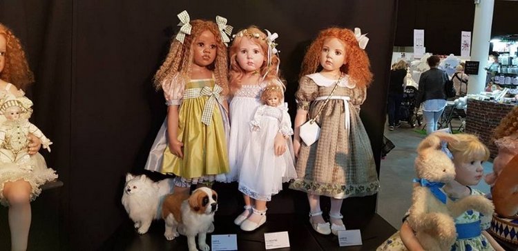 Выставка кукол и мишек в Мюнстере, Германия 28.04.2018-29.04.2018 год Часть первая