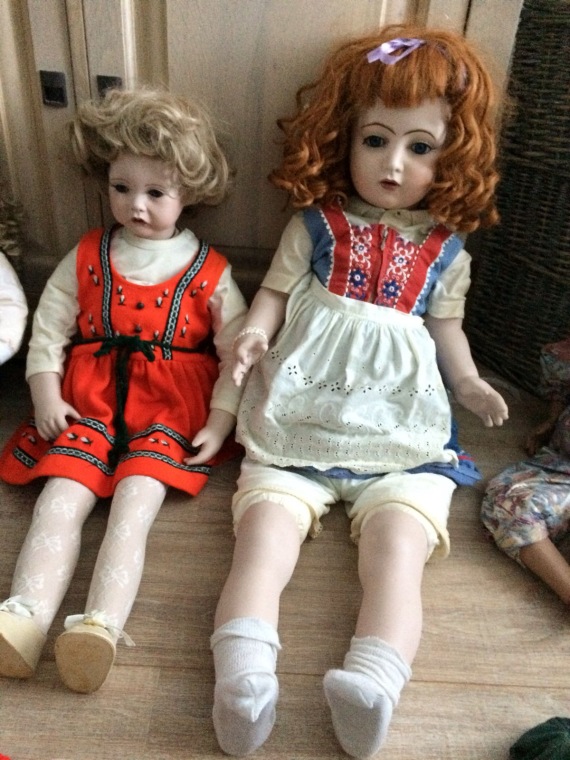 Большая коллекция Винтажных реплик с антикварных кукол
