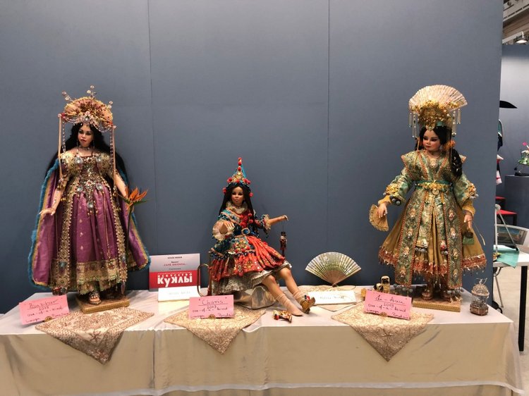 "Искусство куклы" 2019 - приглашаю прогуляться по выставке... ч.1