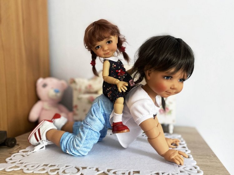 Я люблю свою лошадку — Куклы Meadow dolls (Медовушки): BJD (БЖД) (фото 2)