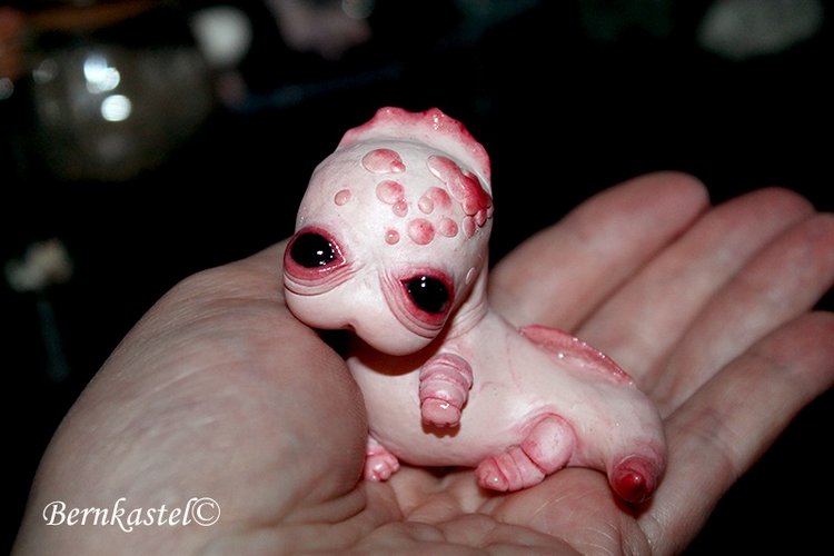 Акки и Ия — Игрушки в смешанной технике (мех и глина): Арт (фото 4)