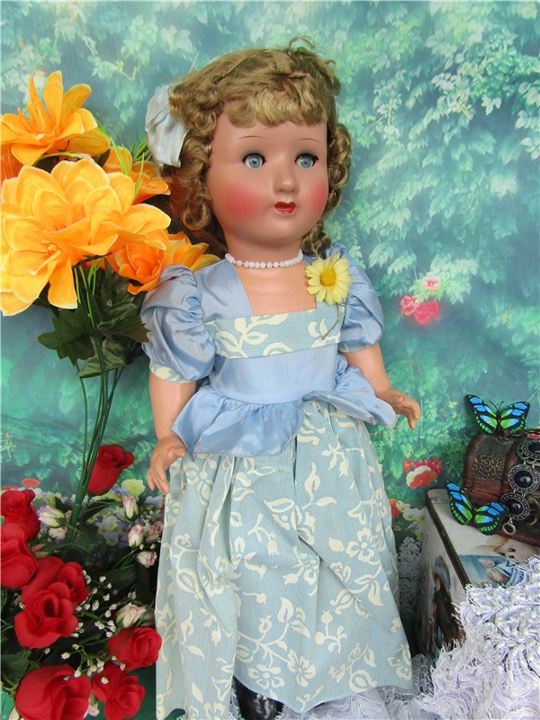 Розы и жемчуг… На них посмотри... Кукла Hans Volk на фоне интерьера (фото 4)