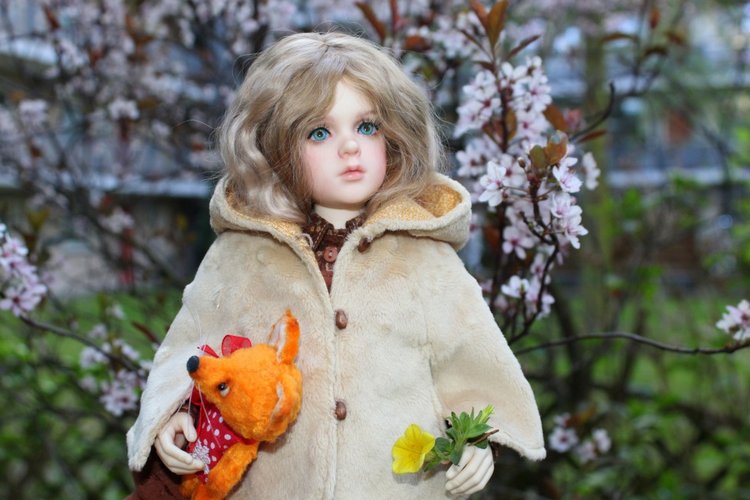 Новый наряд Розочки и прогулка в саду