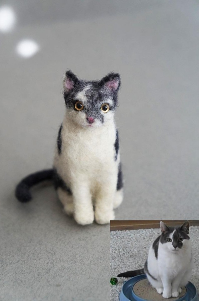 JanetsNeedleFelting - Авторские войлочные скульптуры домашних животных