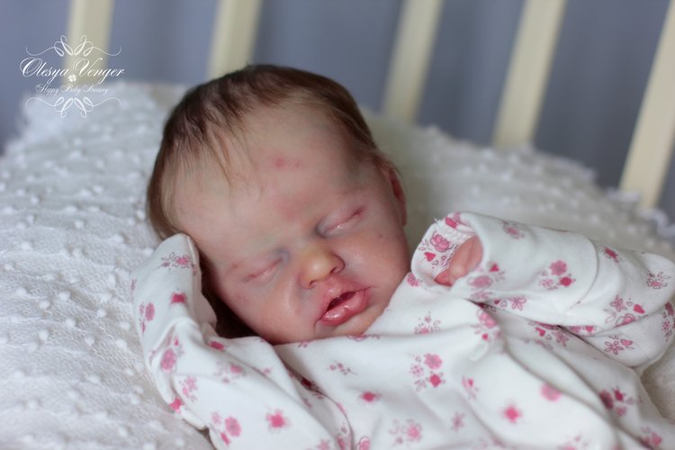 Моя крохотуля Инди. Кукла реборн Олеси Венгер