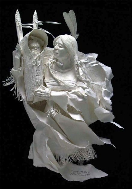 Бумажные скульптуры, papercraft