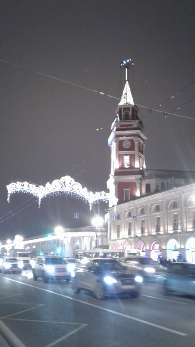 Предновогодний Петербург 2019, прогулка по Невскому проспекту (фото 8)