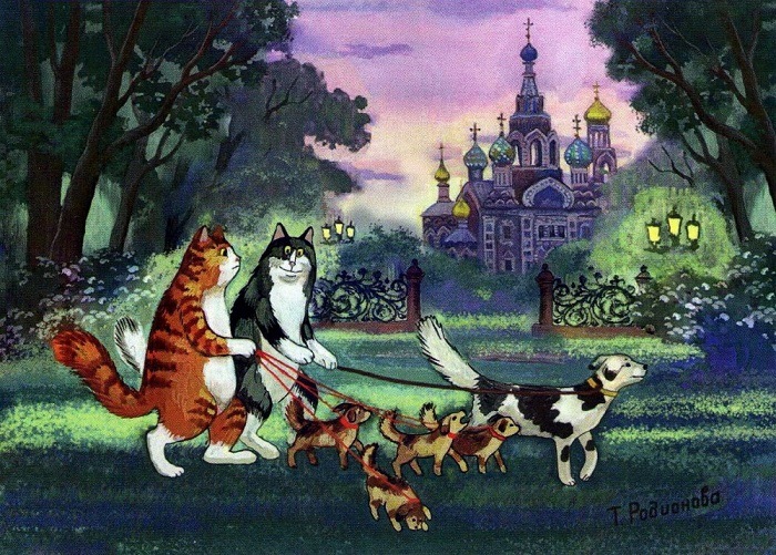 Пушистые хвостатые друзья Татьяны Родионовой