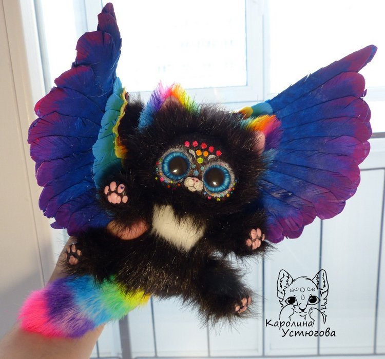 Радужный Котенок Конфетти (фото 3)