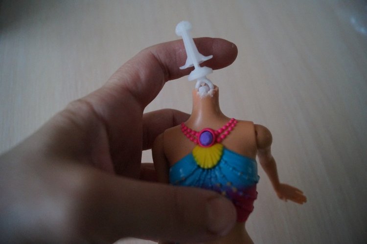 Первая выписка декабря. Поломки шейных шарниров и способы их исправления, избавляем волосы Барби от жира. Преображение