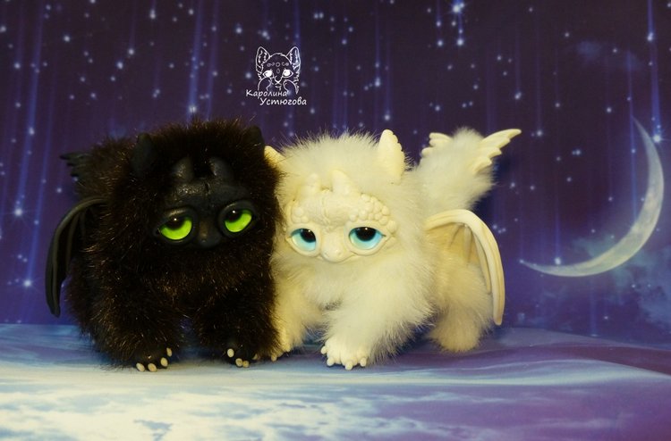 Драконы Дневная и Ночная Фурии