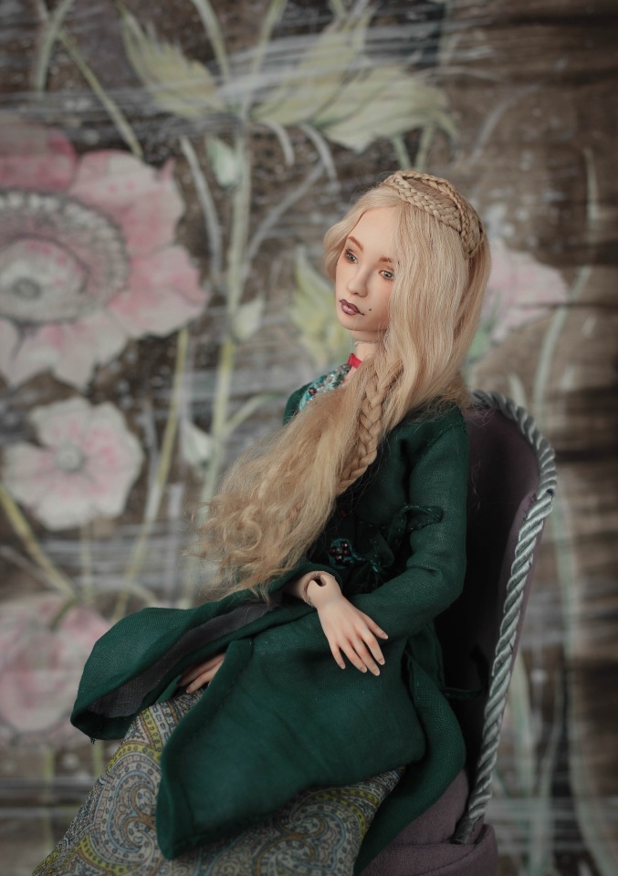 Серсея. Фарфоровая шарнирная кукла (фото 8)