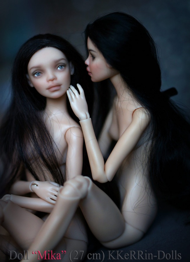 Шарнирная авторская кукла "Мика" (27см) от KKeRRin-Dolls, 2 часть