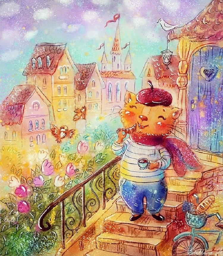 Волшебные иллюстрации — Интересное обо всем: поздравления