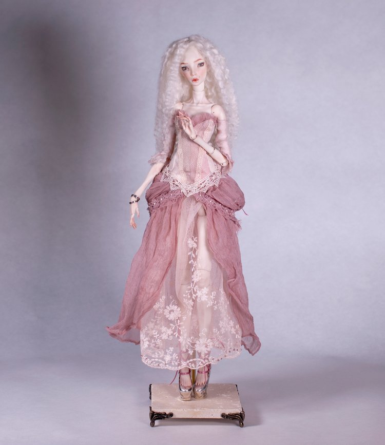 Лорелея. Фарфоровая шарнирная кукла (фото 3)
