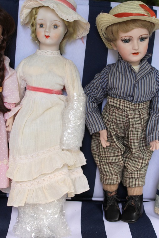 Большая коллекция Винтажных реплик с антикварных кукол