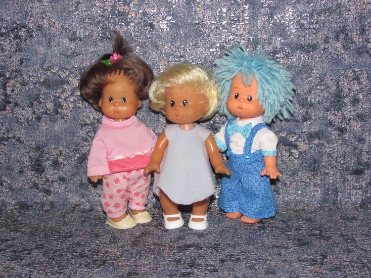 Моя новая девочка Ева и её друзья (куколки ГДР Werk Schalkau-косолапки)