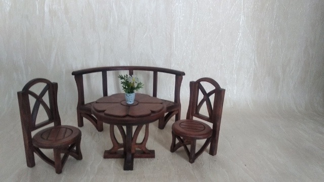 Столовый набор для кукол БЖД и не только ( ростом до 16 см) (фото 3)