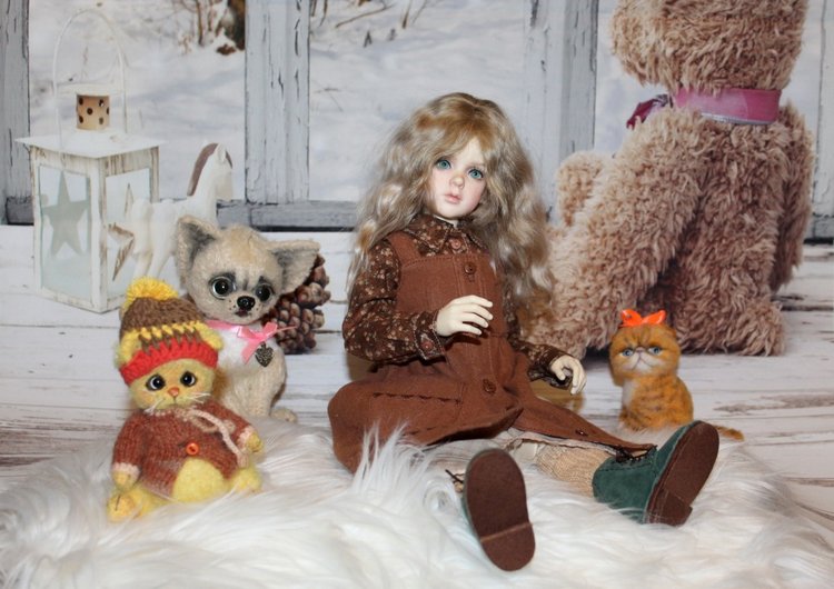 В Рождественский сочельник. Розочка в ожидании Рождества