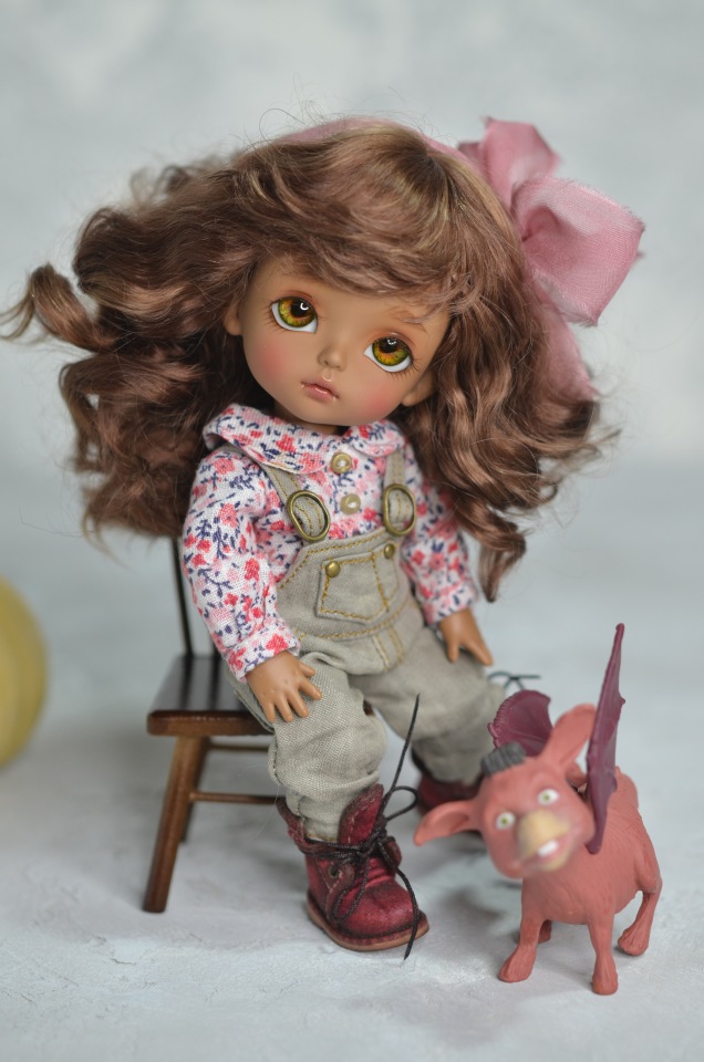 Девочка, тыква и дракон — Куклы Latidoll (Лати): BJD (БЖД) (фото 6)