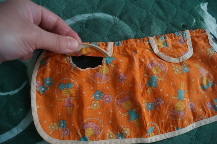 Выкройка халата для советской куклы Свердловской Оли, Лены и схожих по размерам других девочек (фото 6)