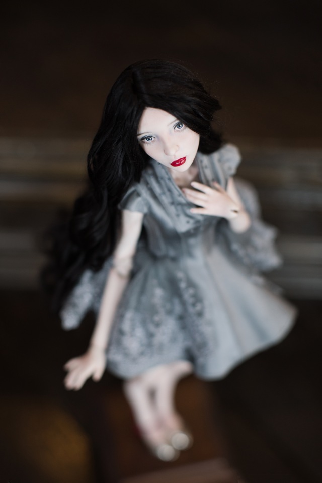 Девушка с татуировкой павлина и Красная Шапочка - фарфоровые куклы | Бэйбики Девушка с татуировкой павлина и Красная Шапочка - фарфоровые куклы